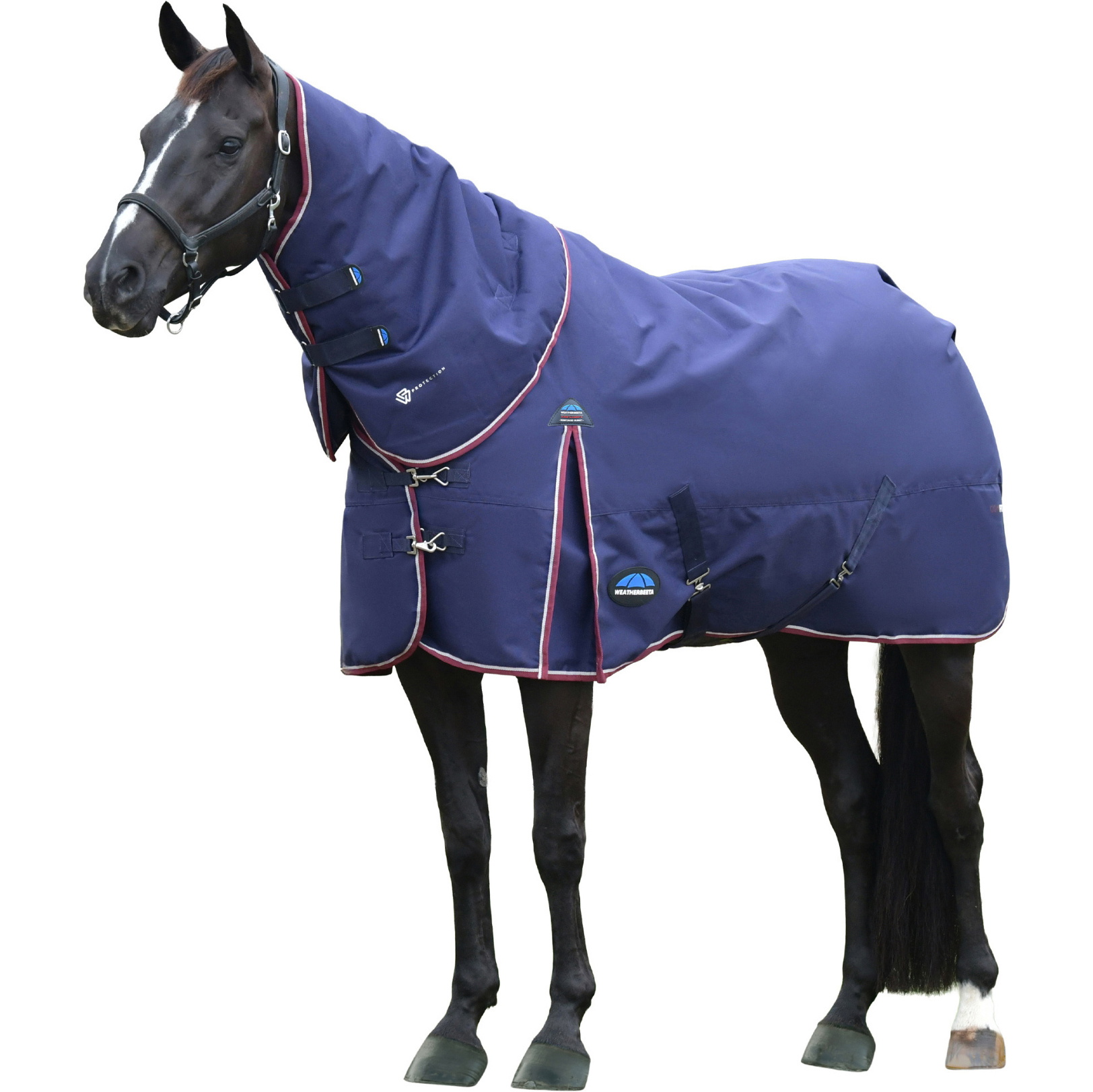 2025 WeatherBeeta Comfitec Essential Turnout Detach-A-Neck 1029014 - Navy